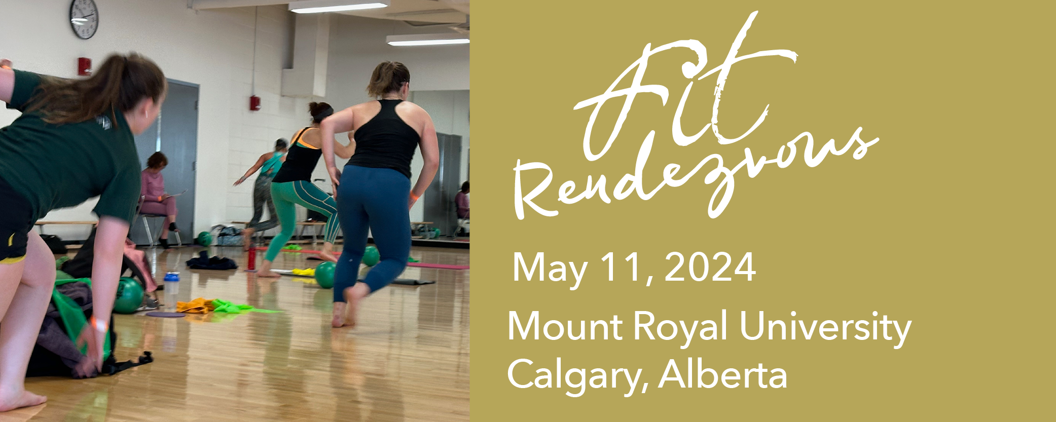 Fit Rendezvous announcement, May 11, 2024 Mount Royal University, Calgary